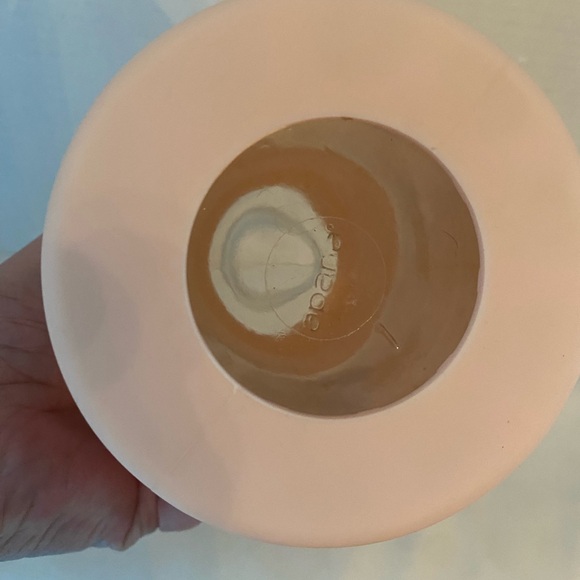 Apana Reusable Glass Water Bottle, Prach/Pink Silicone Sleeve, Sparkle Top 20 oz - Picture 3 of 7